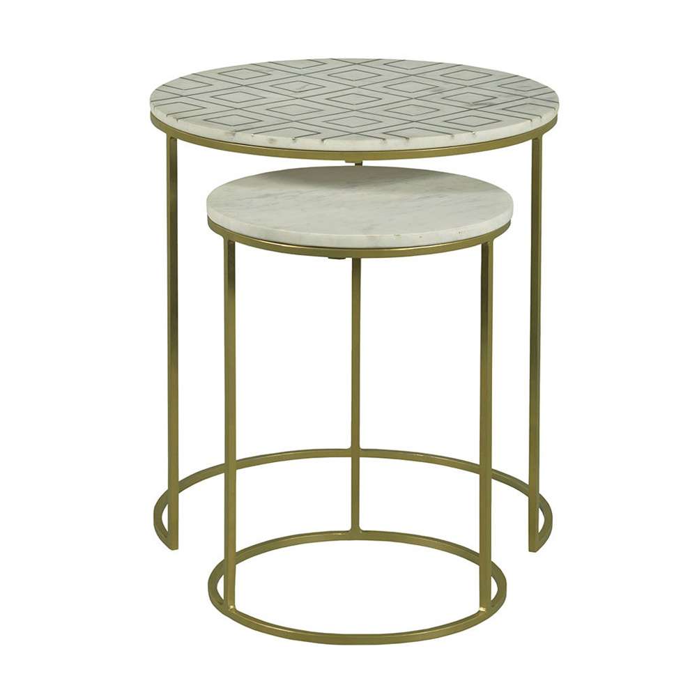 Fairfield Chair Company - Soulful Textures Nesting Drink Table - 8147-49 veiw 2
