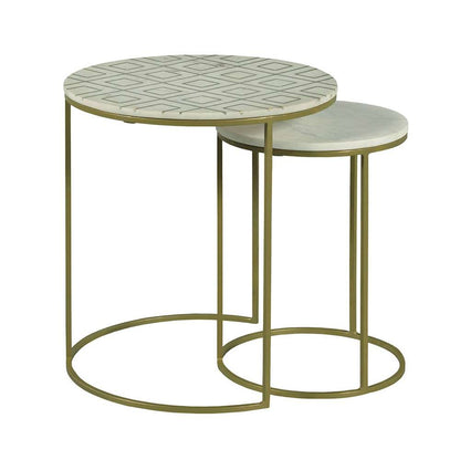 Fairfield Chair Company - Soulful Textures Nesting Drink Table - 8147-49 veiw 3