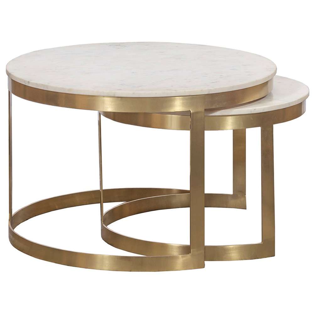 Fairfield Chair Company - Sundries Stone Inlay Nesting Cocktail - 8146-12 veiw 3