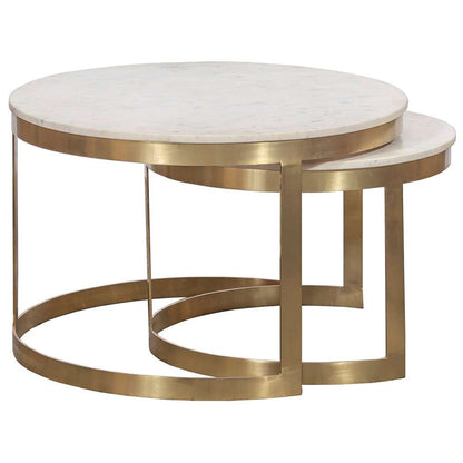 Fairfield Chair Company - Sundries Stone Inlay Nesting Cocktail - 8146-12 veiw 3
