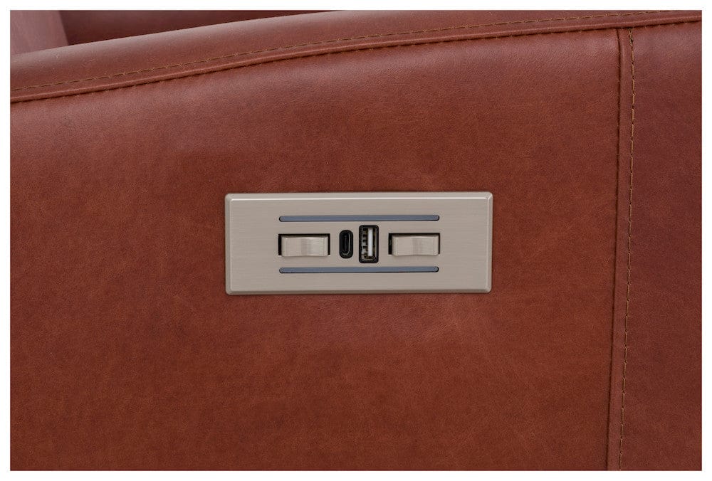 Fairfield Chair Company - The Leather Reserve Archer Power Recliner, Tobacco - F067-PR-P view 10