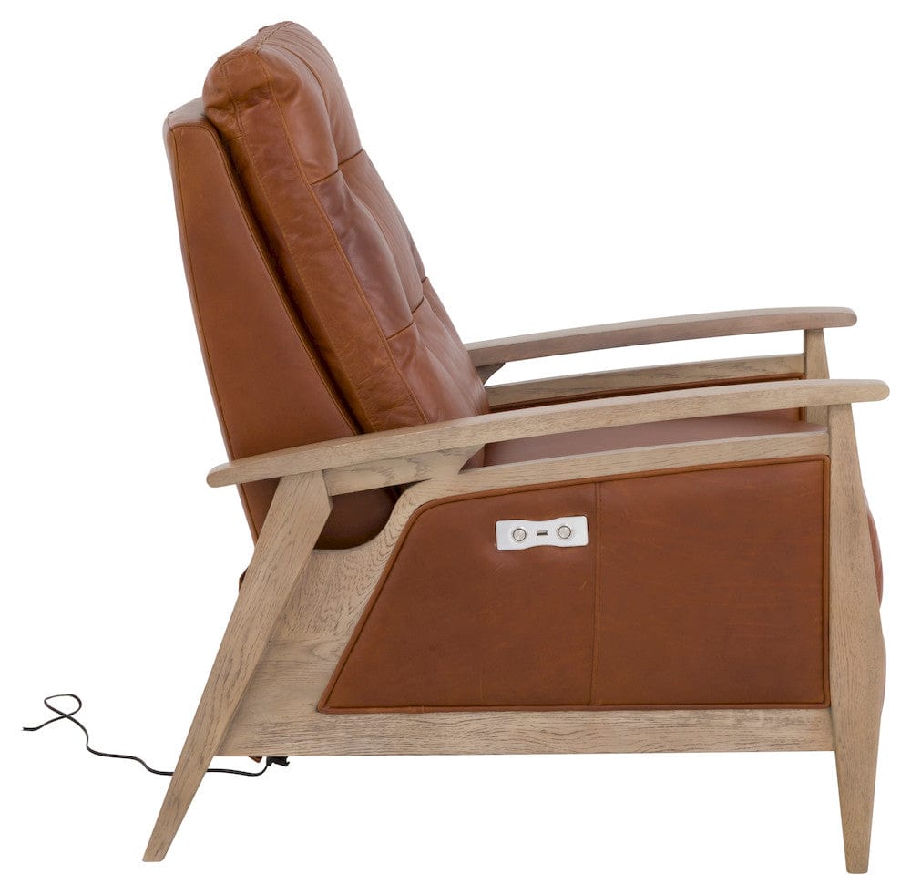 Fairfield Chair Company - The Leather Reserve Felix Power Recliner, Almond Buff - F066-PR-S view 5