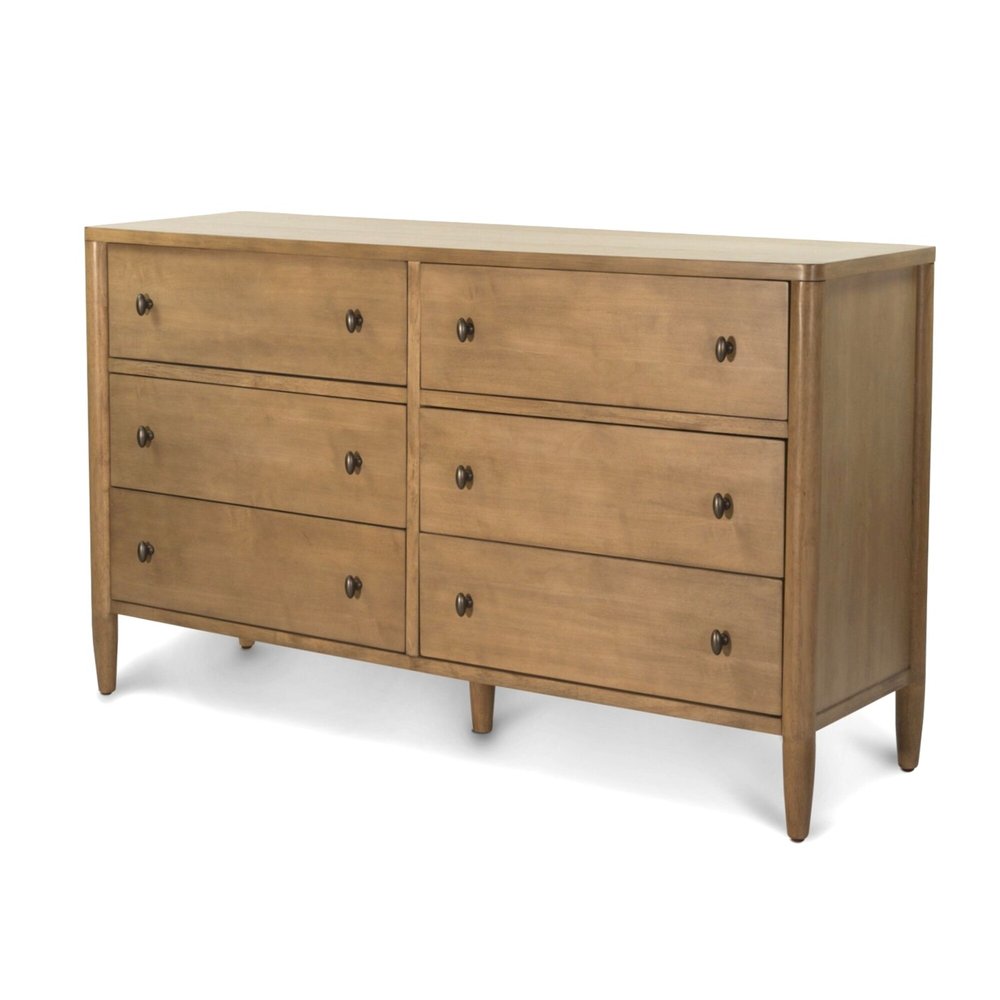 Finn & Louise - Chatham - 6 Drawer Dresser - Warm Maple Finish - FL-B91136-MAPLE view 1