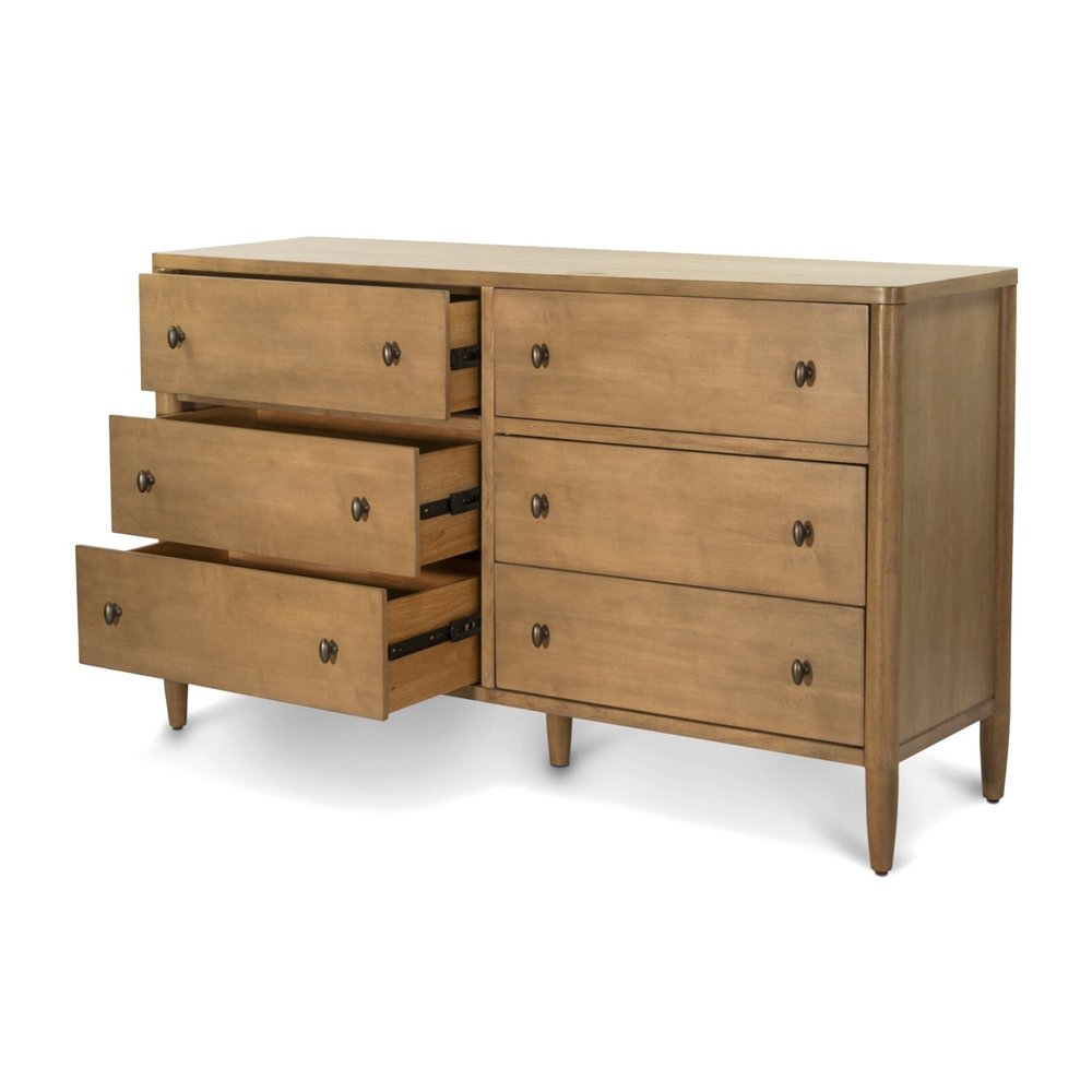 Finn & Louise - Chatham - 6 Drawer Dresser - Warm Maple Finish - FL-B91136-MAPLE view 5