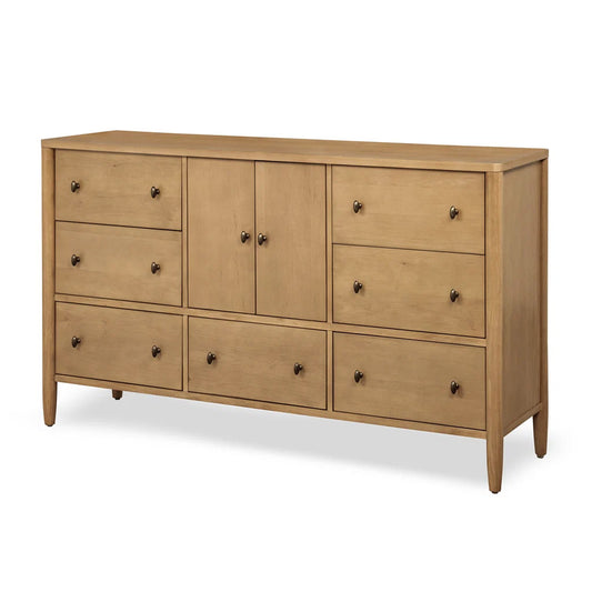 Finn & Louise - Chatham - 7 Drawer / 2 Door Dresser - Warm Maple Finish - FL-B91146-MAPLE view 1