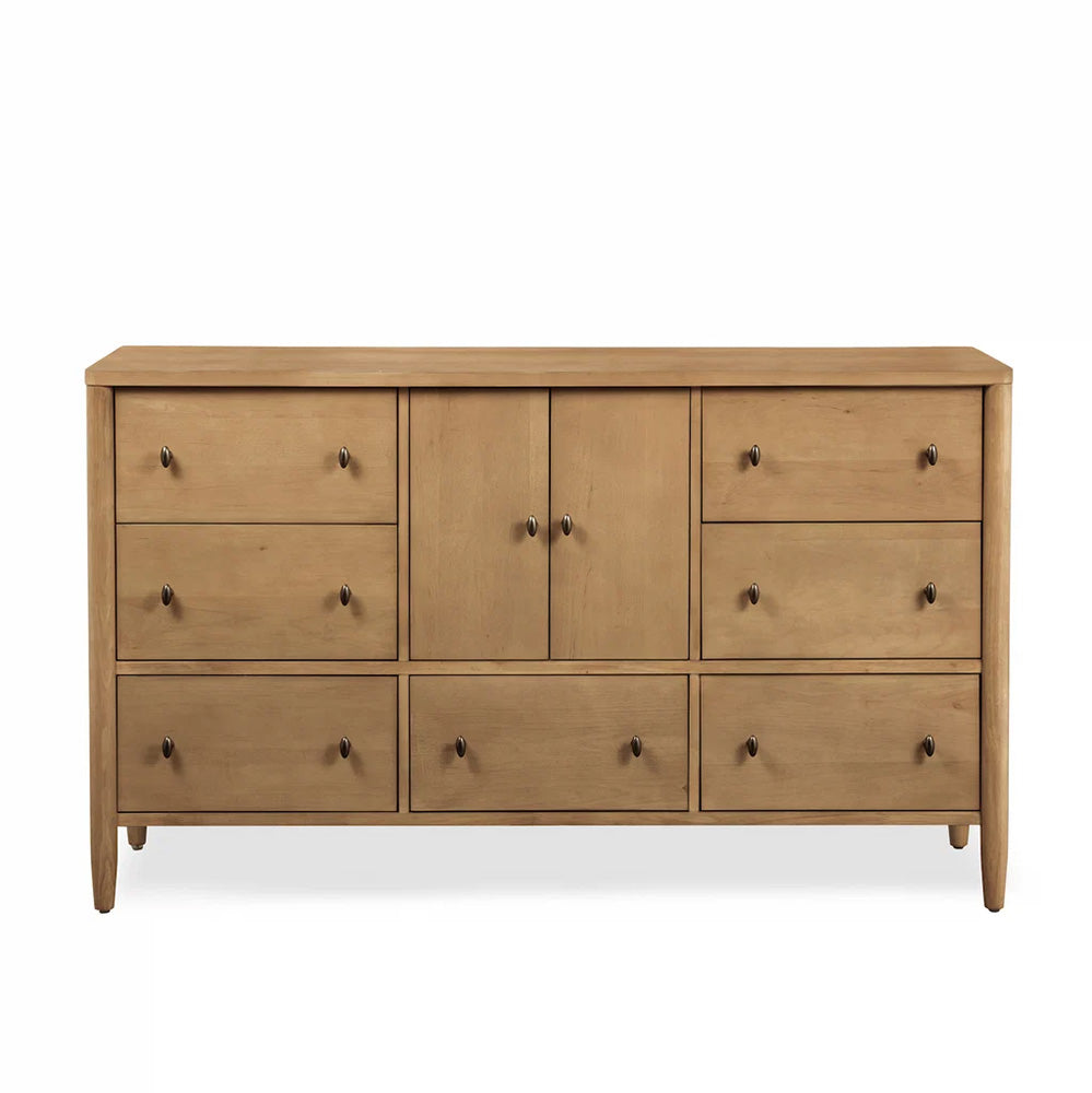 Finn & Louise - Chatham - 7 Drawer / 2 Door Dresser - Warm Maple Finish - FL-B91146-MAPLE view 2