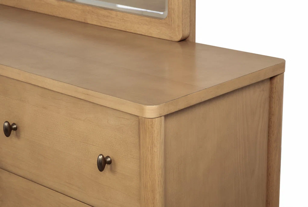 Finn & Louise - Chatham - 7 Drawer / 2 Door Dresser - Warm Maple Finish - FL-B91146-MAPLE view 3