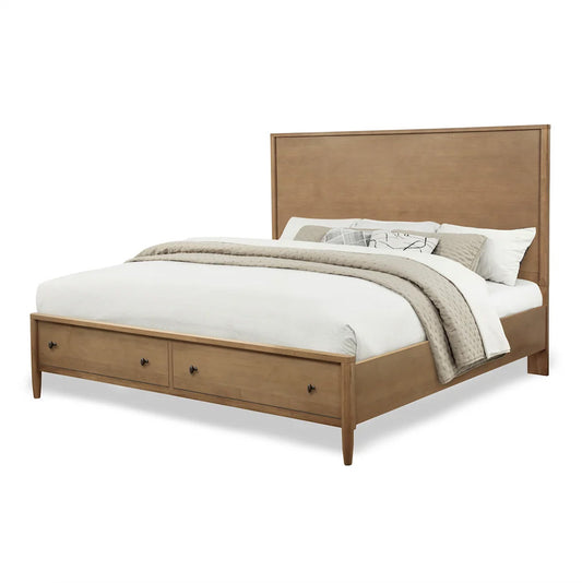 Finn & Louise - Chatham - Tall Storage Bed - King - Warm Maple Finish - FL-B911KBED-TALL-STORAGE-MAPLE view 1