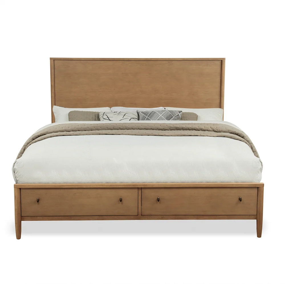 Finn & Louise - Chatham - Tall Storage Bed - King - Warm Maple Finish - FL-B911KBED-TALL-STORAGE-MAPLE view  2