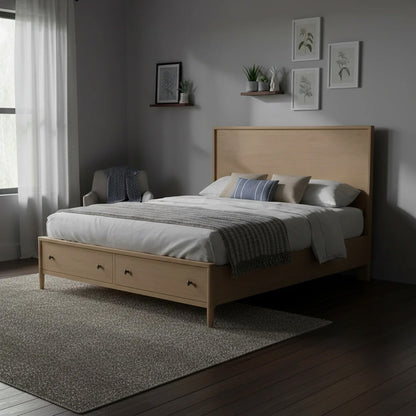 Finn & Louise - Chatham - Tall Storage Bed - King - Warm Maple Finish - FL-B911KBED-TALL-STORAGE-MAPLE view 6