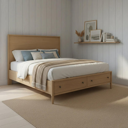 Finn & Louise - Chatham - Tall Storage Bed - King - Warm Maple Finish - FL-B911KBED-TALL-STORAGE-MAPLE view 7
