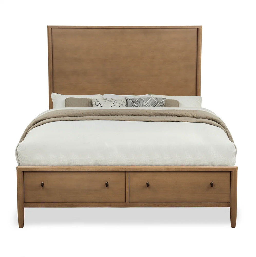 Finn & Louise - Chatham - Tall Storage Bed - Queen - Warm Maple Finish - FL-B911QBED-TALL-STORAGE-MAPLE view 2