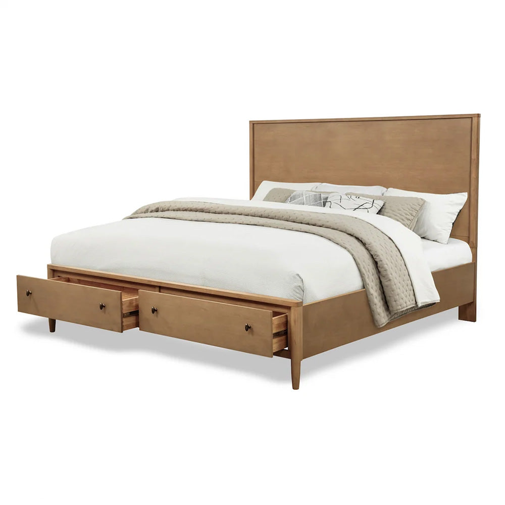 Finn & Louise - Chatham - Tall Storage Bed - Queen - Warm Maple Finish - FL-B911QBED-TALL-STORAGE-MAPLE view 3