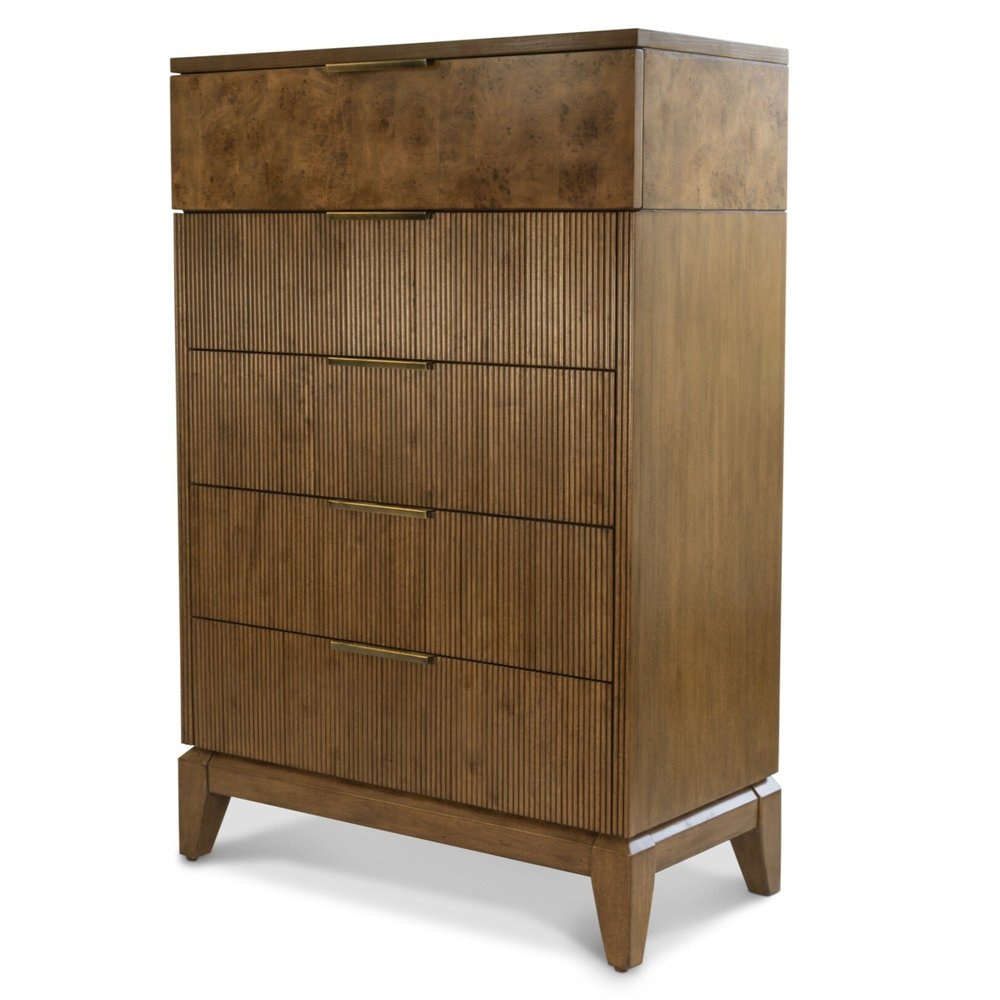 Finn & Louise - Manhattan Valley - 5 Drawer Chest - Vintage Chestnut Finish - FL-B97535-VINTAGECHESTNUT view 1