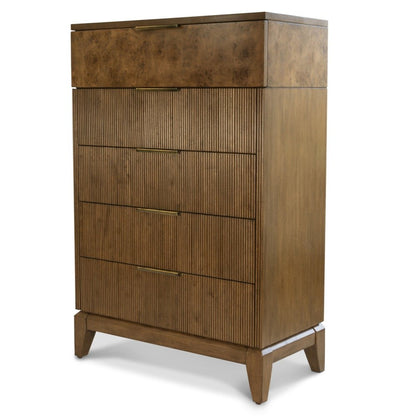 Finn & Louise - Manhattan Valley - 5 Drawer Chest - Vintage Chestnut Finish - FL-B97535-VINTAGECHESTNUT view 1