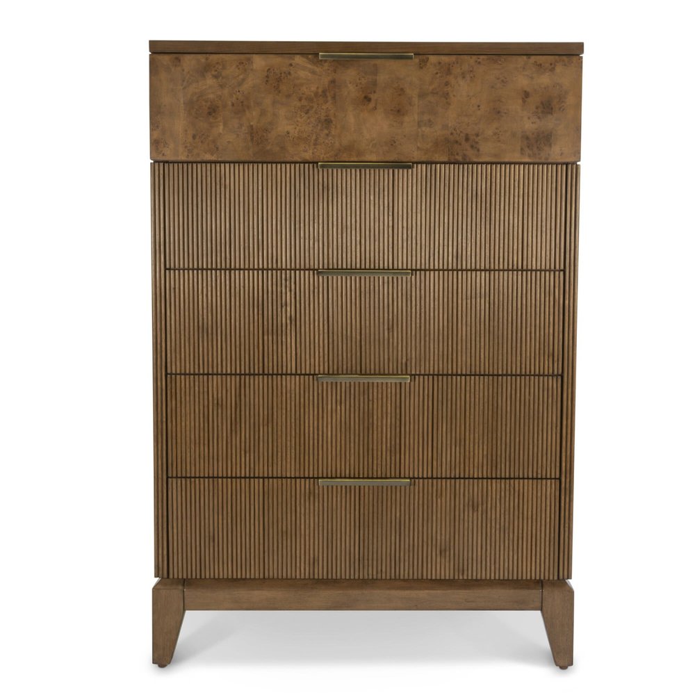 Finn & Louise - Manhattan Valley - 5 Drawer Chest - Vintage Chestnut Finish - FL-B97535-VINTAGECHESTNUT view 4