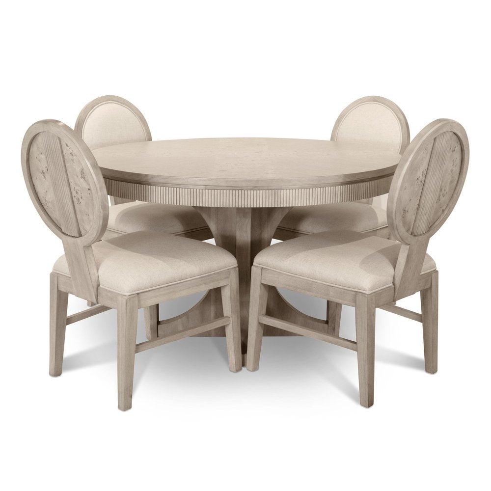 Finn & Louise - Manhattan Valley - 50" Round Dining Table - Dusty Rose Finish - FL-D97585-LIGHT view 5