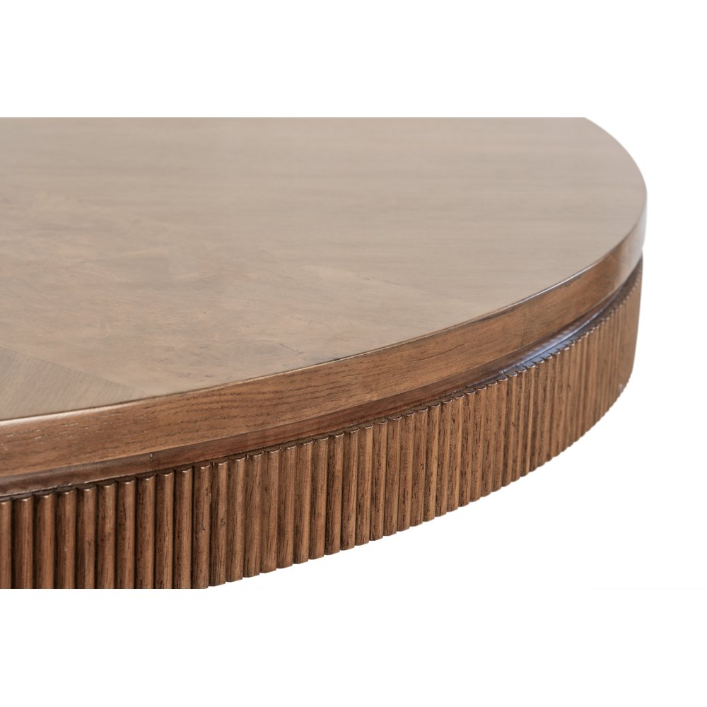 Finn & Louise - Manhattan Valley - 50" Round Dining Table - Vintage Chestnut Finish - FL-D97585-VINTAGECHESTNUT view 4