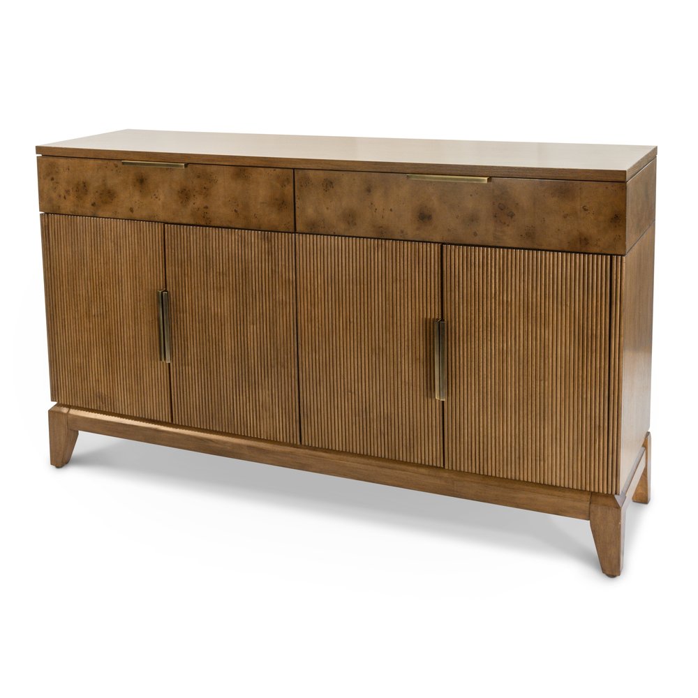 Finn & Louise - Manhattan Valley - 66" Credenza - Vintage Chestnut Finish - FL-D97515-VINTAGECHESTNUT view 1