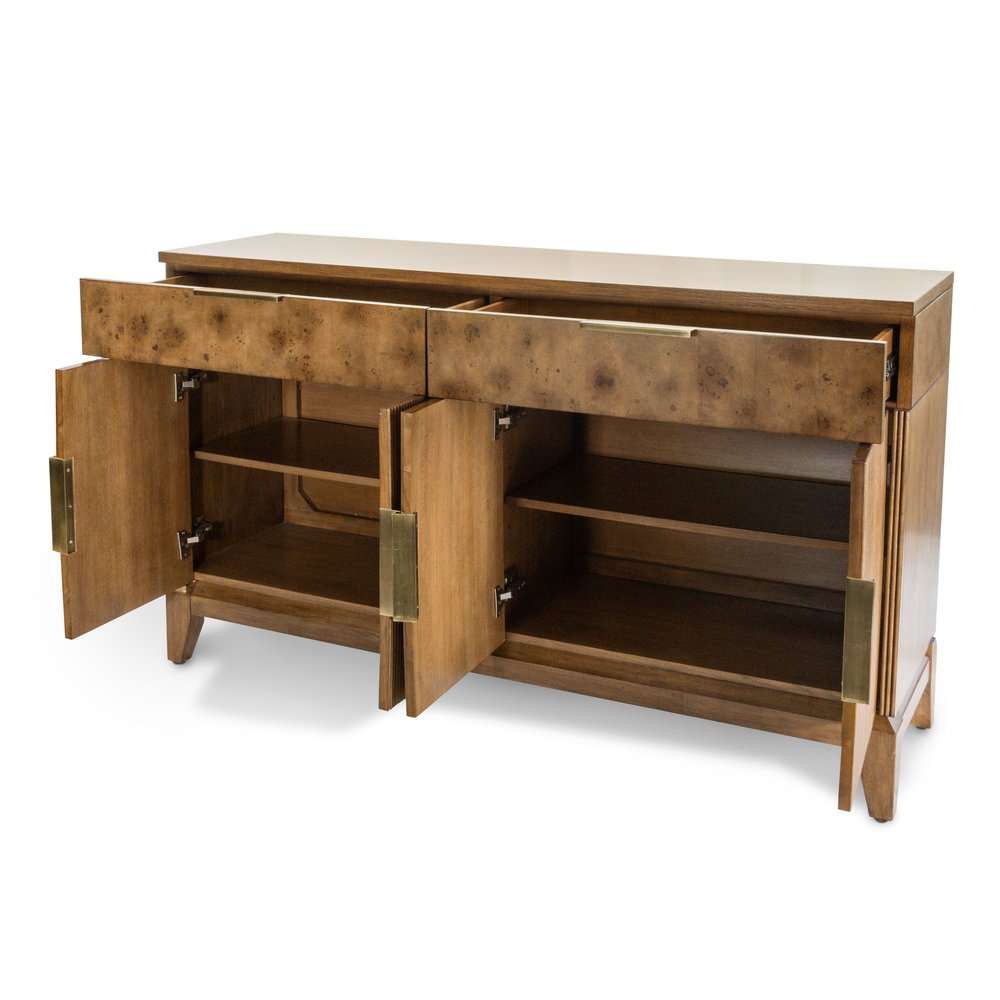 Finn & Louise - Manhattan Valley - 66" Credenza - Vintage Chestnut Finish - FL-D97515-VINTAGECHESTNUT view 2