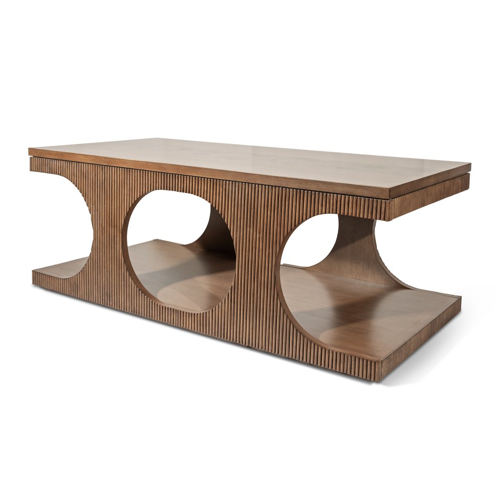 Finn & Louise - Manhattan Valley - Coffee Table - Vintage Chestnut Finish - FL-B97503-VINTAGECHESTNUT view 1