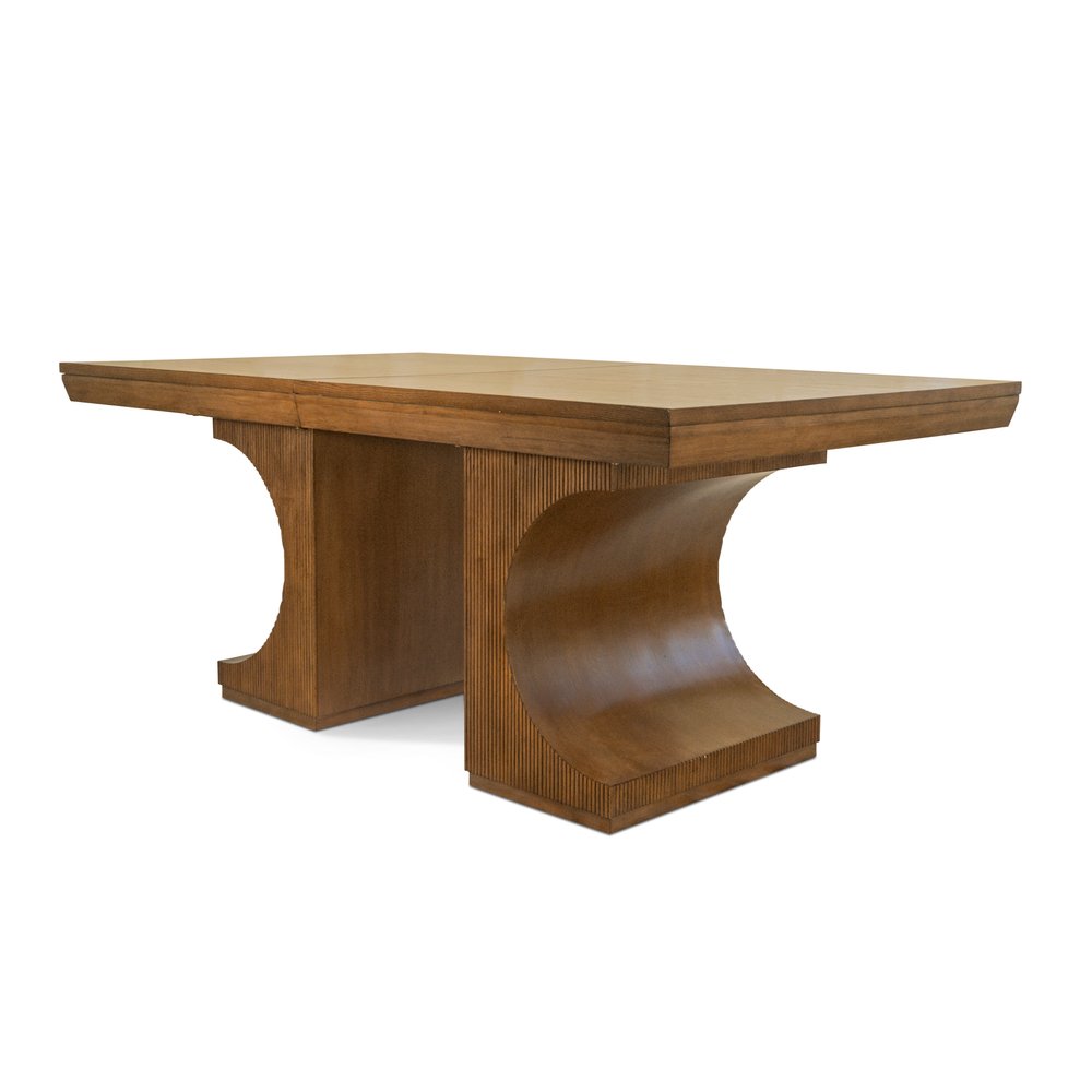 Finn & Louise - Manhattan Valley - Double Pedestal Dining Table with 18