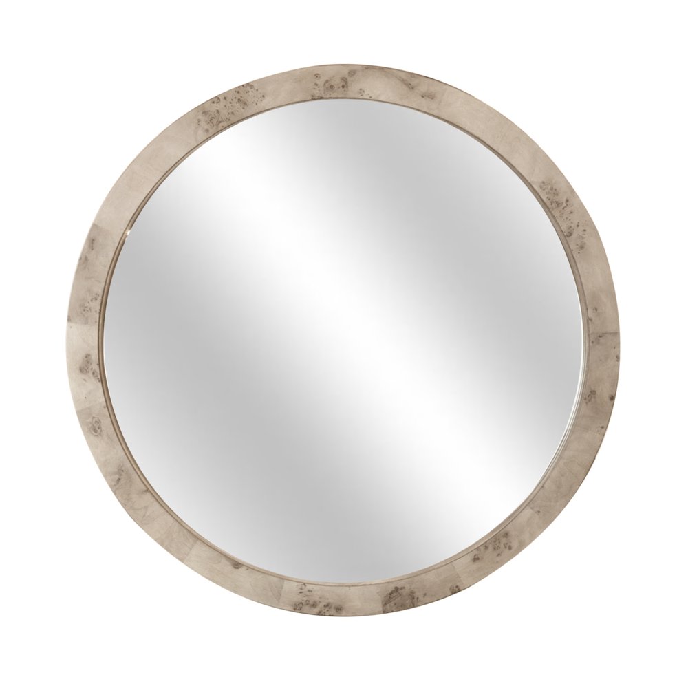 Finn & Louise - Manhattan Valley - Round Wall Mirror - Dusty Rose Finish - FL-B97538-LIGHT view 1