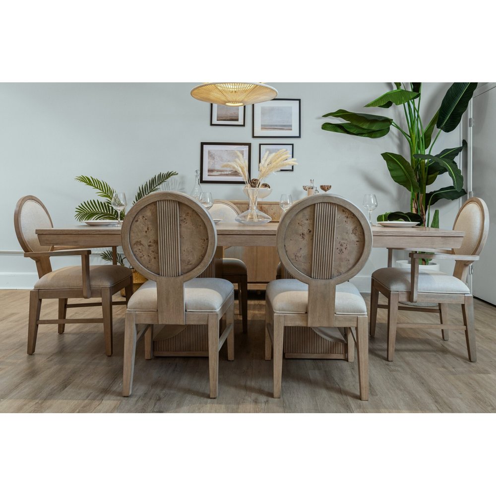 Finn & Louise - Manhattan Valley - Upholstered Arm Chair - Dusty Rose Finish - Neutral Upholstery (Set of 2) - FL-D97582-LIGHT view 10