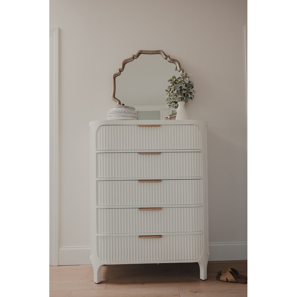 Finn & Louise - Montauk - 5-Drawer Chest - White Finish - FL-B49935-WHITE view 2