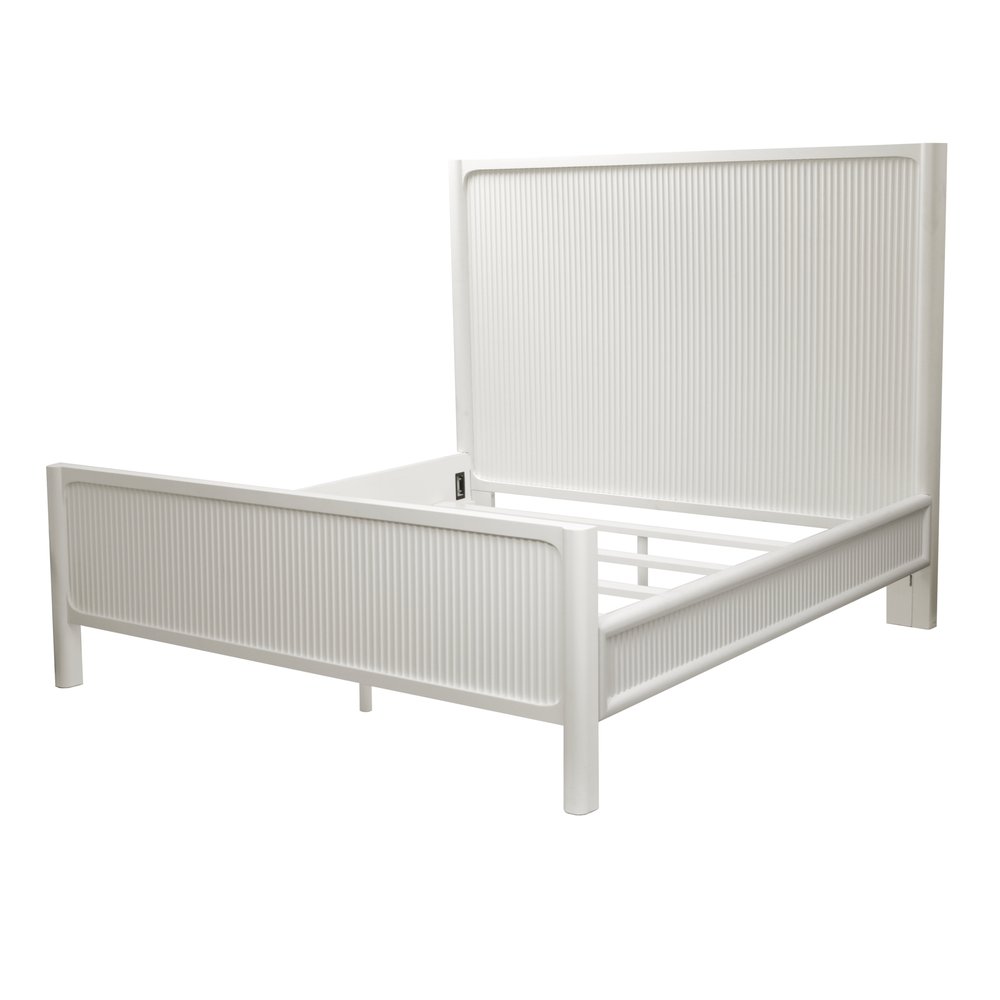 Finn & Louise - Montauk - Bed - Queen - White Finish - FL-B499QBED-WHITE view 1