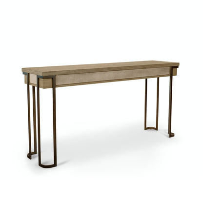 Finn & Louise - Rio Vista - 3-Drawer Console Table with Power Strip, USB-A and USB-C Port - Muted Earth Tones and Clay Finish - FL-B70004-EARTHCLAY view 8