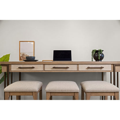 Finn & Louise - Rio Vista - 3-Drawer Console Table with Power Strip, USB-A and USB-C Port - Muted Earth Tones and Clay Finish - FL-B70004-EARTHCLAY view 13