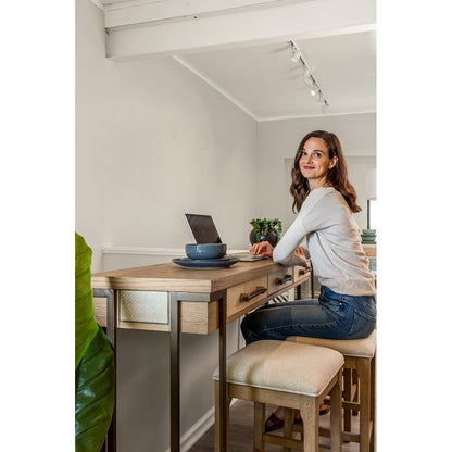 Finn & Louise - Rio Vista - 3-Drawer Console Table with Power Strip, USB-A and USB-C Port - Muted Earth Tones and Clay Finish - FL-B70004-EARTHCLAY view 15