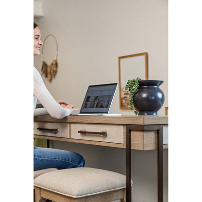 Finn & Louise - Rio Vista - 3-Drawer Console Table with Power Strip, USB-A and USB-C Port - Muted Earth Tones and Clay Finish - FL-B70004-EARTHCLAY view 17
