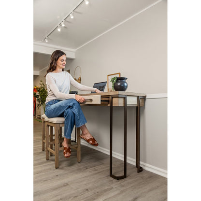 Finn & Louise - Rio Vista - 3-Drawer Console Table with Power Strip, USB-A and USB-C Port - Muted Earth Tones and Clay Finish - FL-B70004-EARTHCLAY view 18