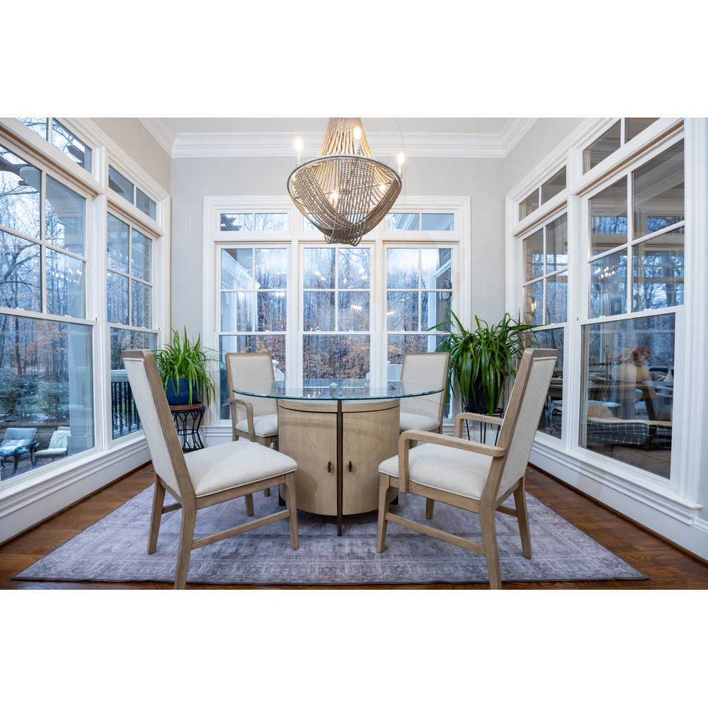 Finn & Louise - Rio Vista - 54" Round Dining Table with Storage - Muted Earth Tones and Clay Finish - FL-D70085-EARTHCLAY view 7