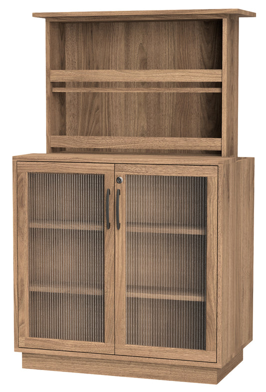 Foundry 39 - Glass Door Hartford Bar Cabinet - 2036G view 1