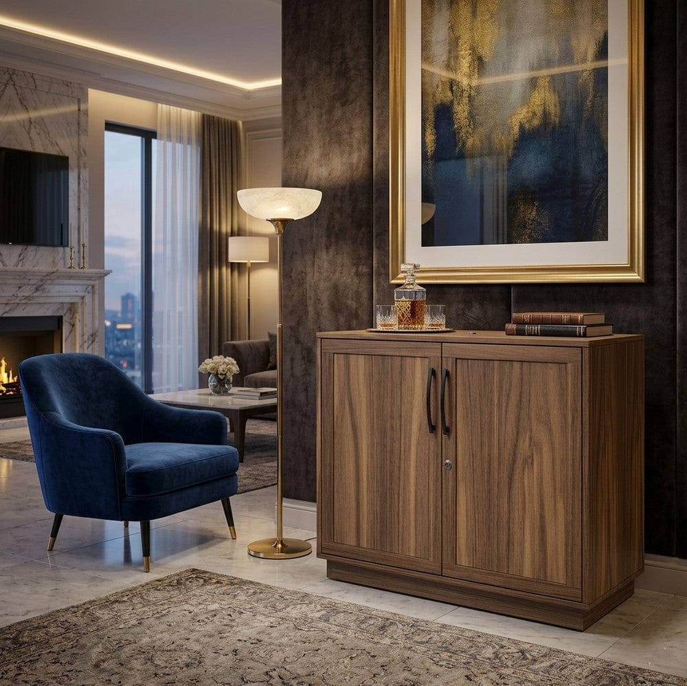 Foundry 39 - Wood Door Hartford Bar Cabinet - 2036W view 4