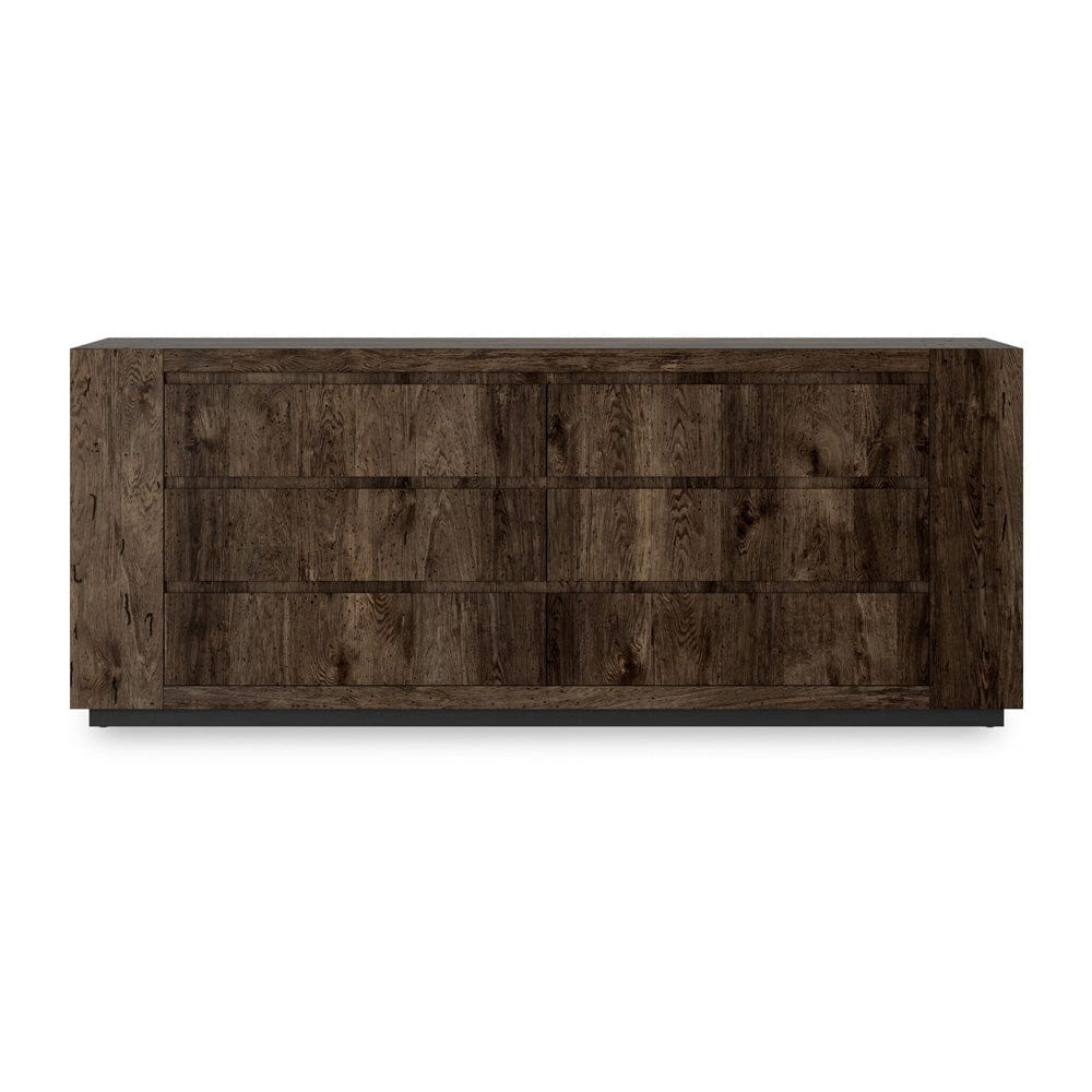 Four Hands - Abaso 6-Drawer Dresser - Ebony Rustic Wormwood Oak - 239844-002 view 1