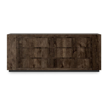 Four Hands - Abaso 6-Drawer Dresser - Ebony Rustic Wormwood Oak - 239844-002 view 1