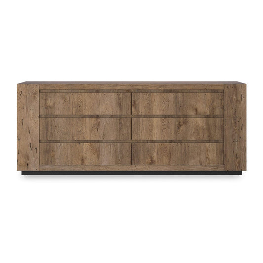 Four Hands - Abaso 6-Drawer Dresser - Rustic Wormwood Oak - 239844-001 view 1