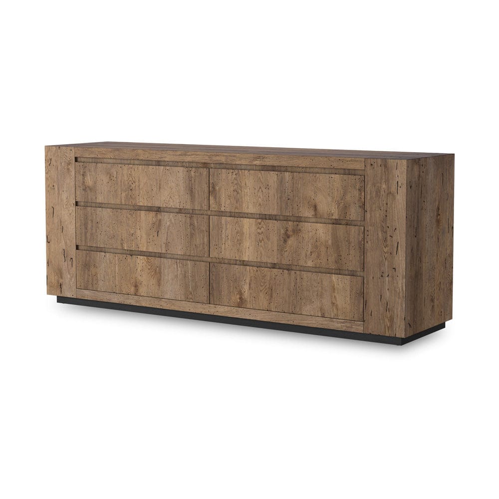 Four Hands - Abaso 6-Drawer Dresser - Rustic Wormwood Oak - 239844-001 view 2