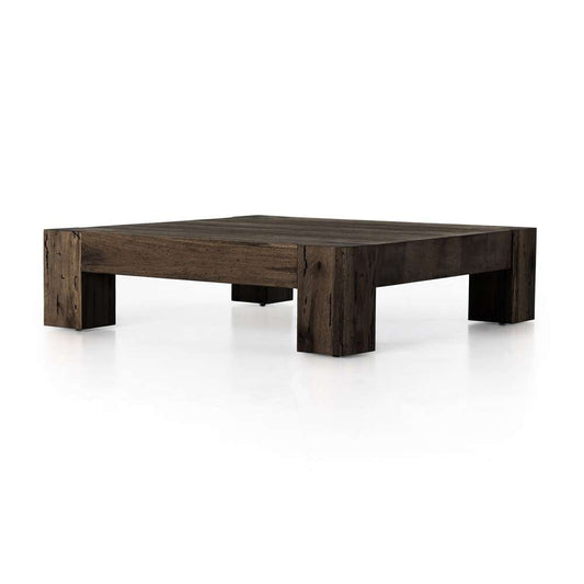 Four Hands - Abaso Coffee Table - Ebony Rustic Wormwood Oak - 232775-002 veiw 1