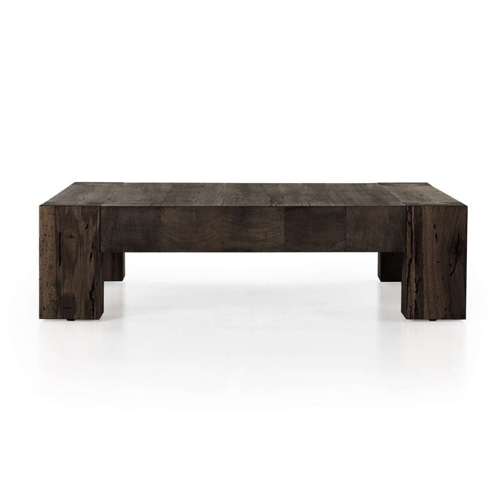 Four Hands - Abaso Coffee Table - Ebony Rustic Wormwood Oak - 232775-002 veiw 5