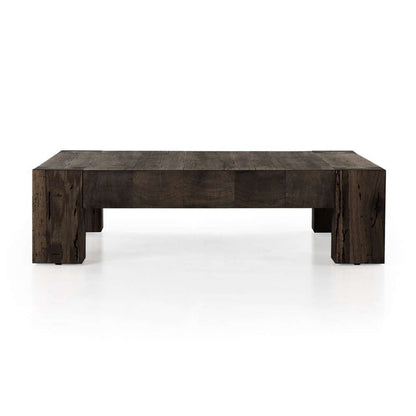 Four Hands - Abaso Coffee Table - Ebony Rustic Wormwood Oak - 232775-002 veiw 5