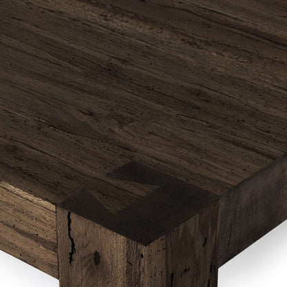 Four Hands - Abaso Coffee Table - Ebony Rustic Wormwood Oak - 232775-002 veiw 9