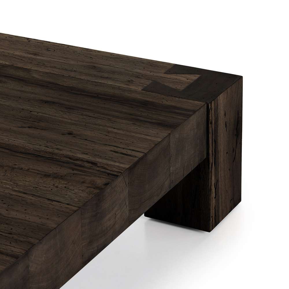 Four Hands - Abaso Coffee Table - Ebony Rustic Wormwood Oak - 232775-002 veiw 11