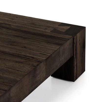 Four Hands - Abaso Coffee Table - Ebony Rustic Wormwood Oak - 232775-002 veiw 11