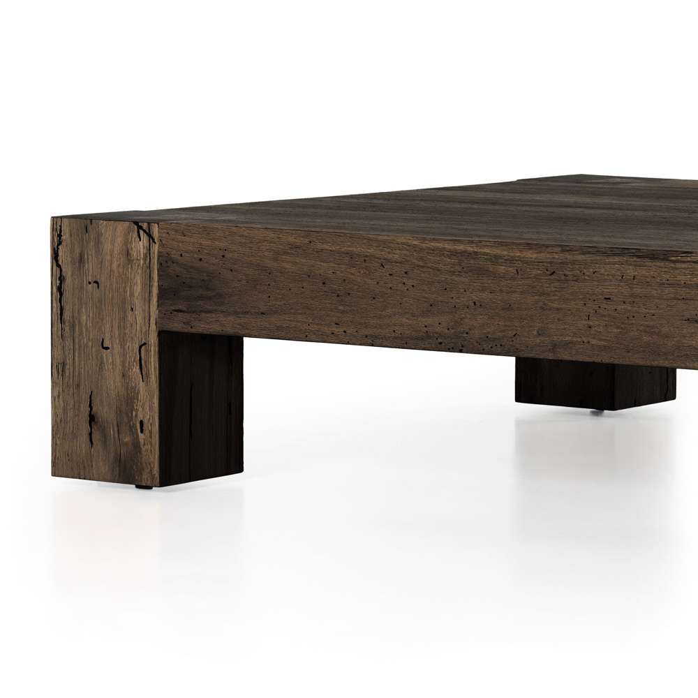 Four Hands - Abaso Coffee Table - Ebony Rustic Wormwood Oak - 232775-002 veiw 12