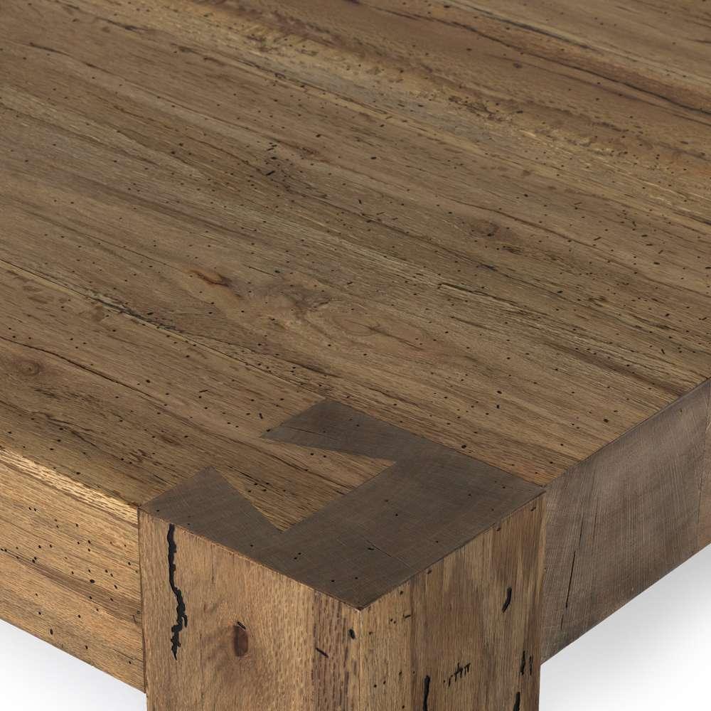 Four Hands - Abaso Coffee Table - Rustic Wormwood Oak - 232775-001 veiw 4